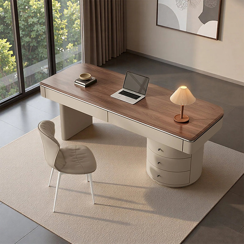 Bureau rétro et élégant avec un élément de design