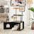 50" Cat Tree, Cat Litter Box Enclosure, 2-in-1 Cat Tower, Cat Condo With Scratching Posts For Indoor Cats-1985668670