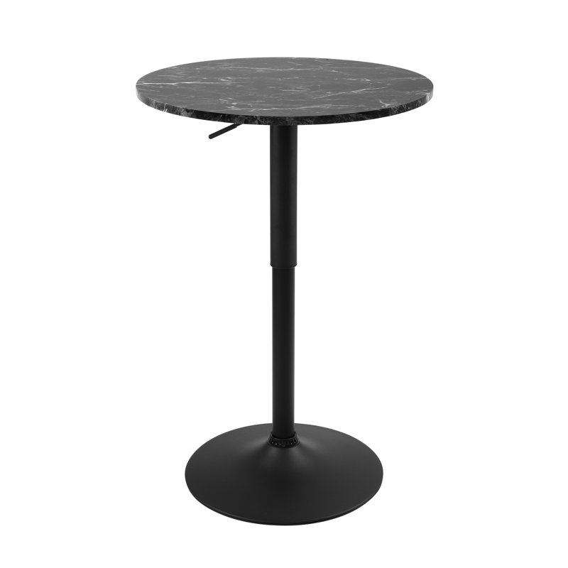 Bushrah Counter Height Dining Table, Black, Marble Black