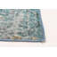 Tapis turquoise à transition de couleur 5 pi 7 po x 9 pi 2 po