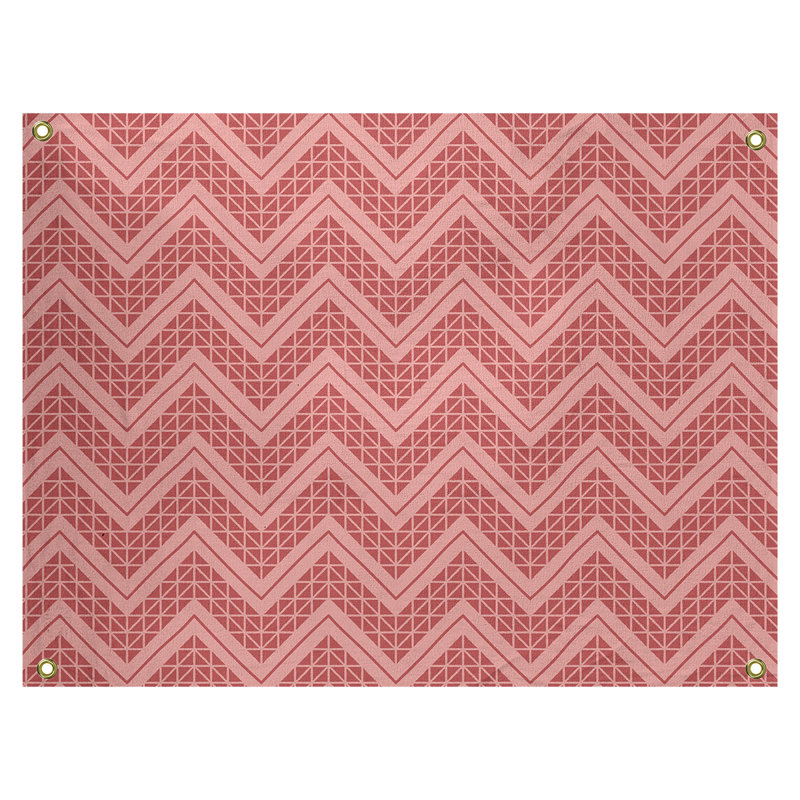 Tapisserie Stephenie, H 59 po x l 80 po, Rouge pâle