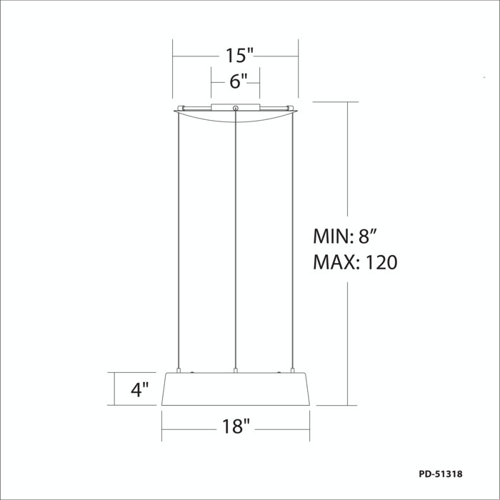 Gilt 1 - Light LED Pendant, Gold Leaf