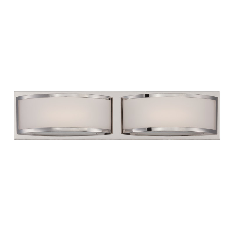 Sutterfield 2 - Light Dimmable LED Vanity Light, Polished Nickel