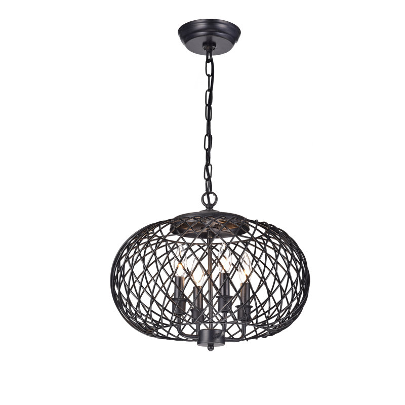 Ryne 4 - Light Dimmable Globe Chandelier