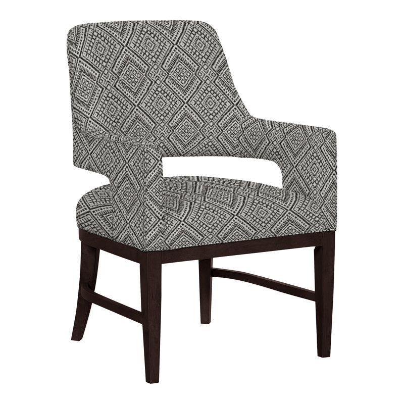 Chaise avec accoudoirs Josie Grande, Espresso, 2033 chameau
