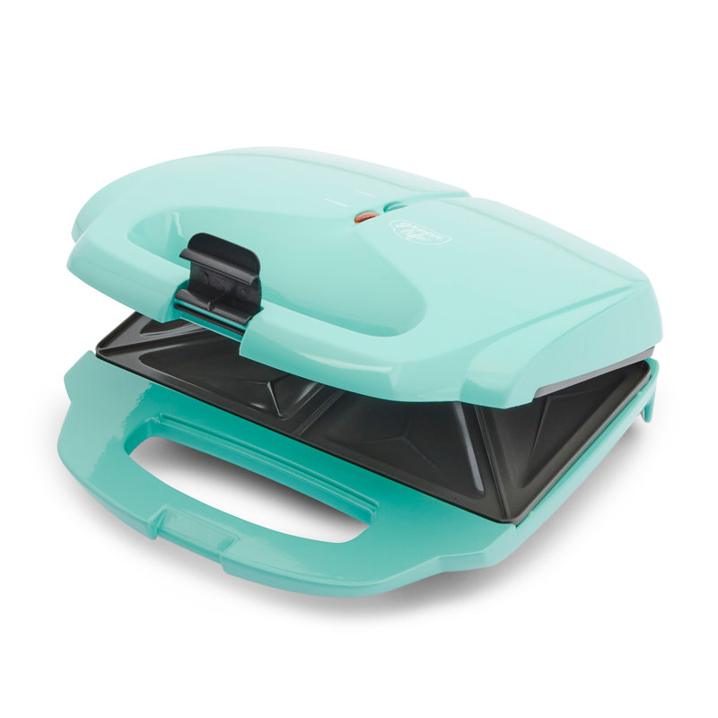 GreenLife Electric Sandwich Maker, Turquoise