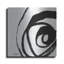 «Black and White Abstract 3» par Anne Tavoletti, art mural en métal-1786161186