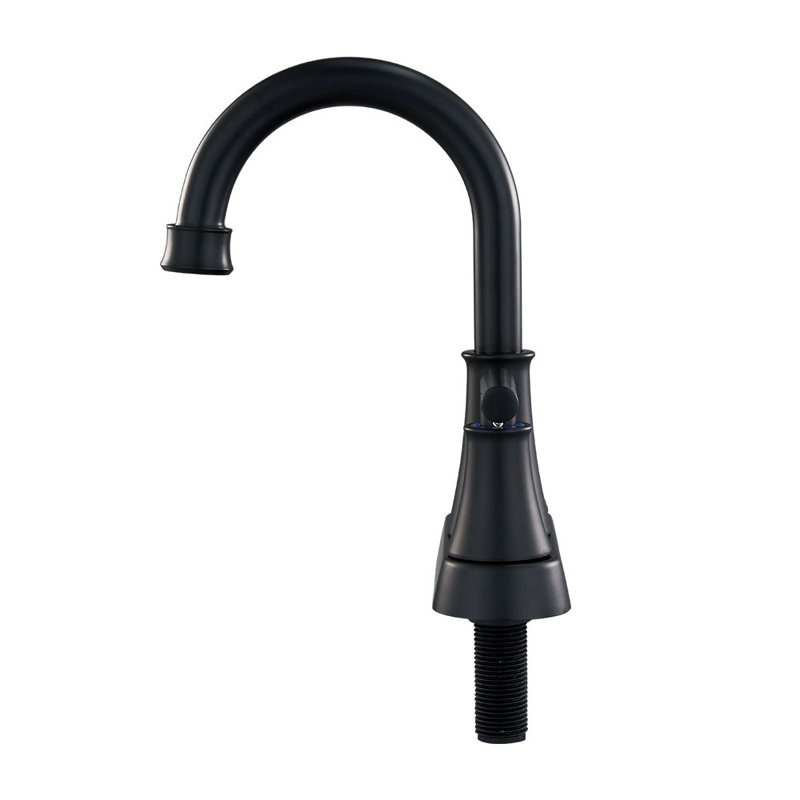 17 Stories Kitchen Faucet, Black