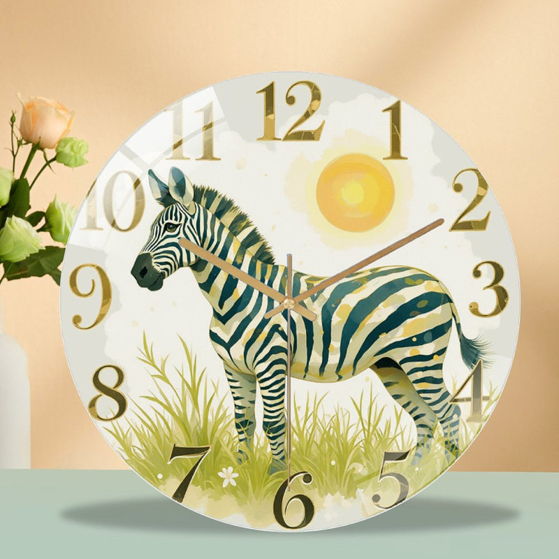 Horloge murale Zebra