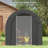 6 x 8ft Outdoor Shed, Waterproof and Heavy Duty Portable Shed for Bike Motorcycle Garden Tools