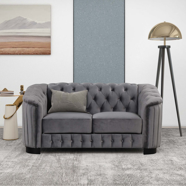 House of Hampton® Jahaun 64'' Velvet Sofa | Wayfair