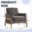 Élégante chaise d'appoint capitonnée avec un confort moelleux et une durabilité commerciale pour une décoration intérieure intemporelle-1781948710