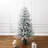5.5Ft Flocked Full Artificial Christmas Tree Potted