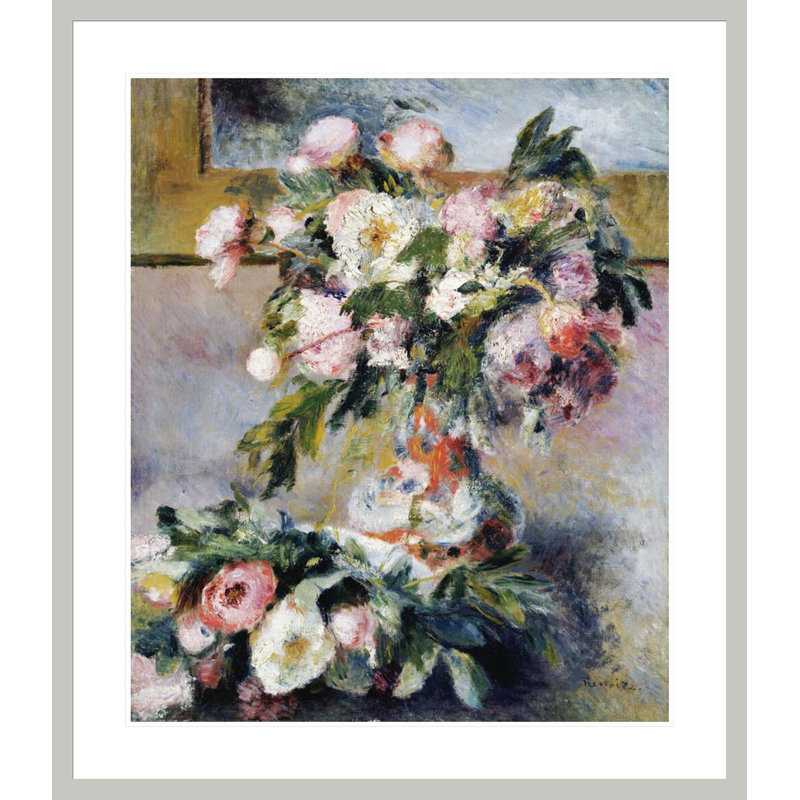 «Pivoines» par Pierre-Auguste Renoir, impression giclée sur cadre, 38,58 po H x 33,5 po L