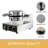 VEVOR 7.1'' Round Waffle Maker