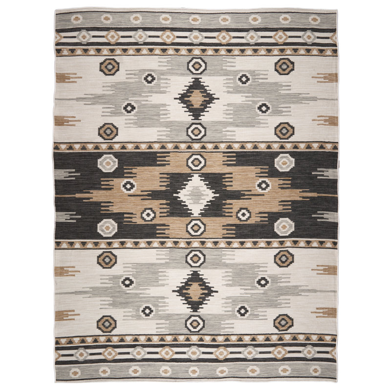 Rectangle Bennjamin Indoor/Outdoor Area Rug, Rectangle 2' x 3'