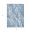 Tapis intérieur lavable abstrait bleu et bleu ciel HomeRoots 5 pi x 8 pi
