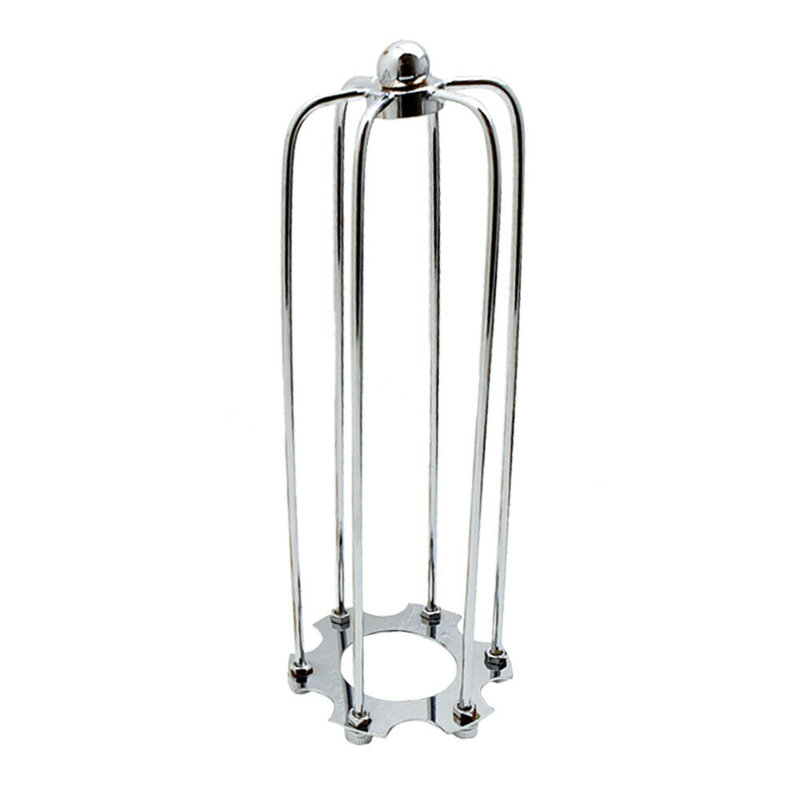 23cm H Metal Novelty Lamp Shade, Chrome