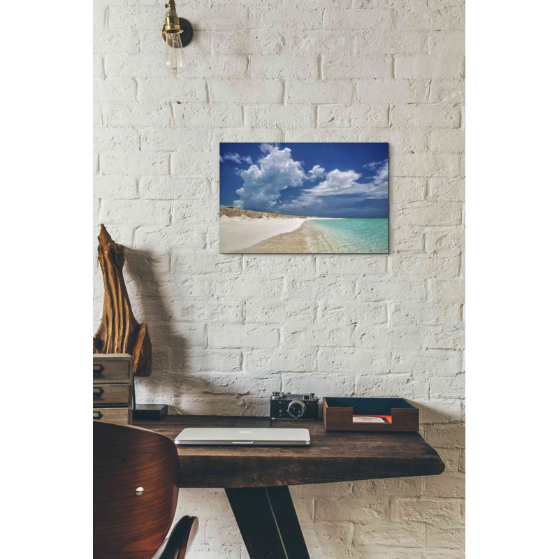 «Dream Beach» par Dennis Frates - impression sur toile tendue, H 12 po x l 18 po x P 0,75 po