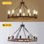 Luminaire suspendu en bois rustique avec 12 lumières pour salle à manger, salon, vestibule, vestibule Farmhouse-1531656898-1531656926-1531656924