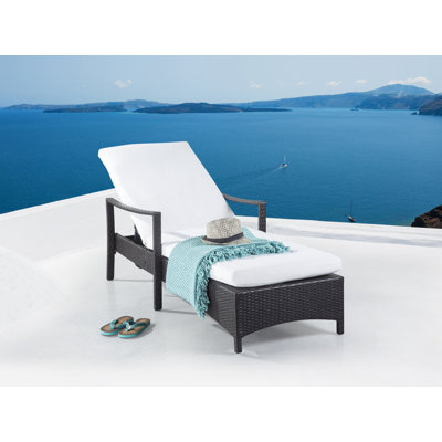 192cm Long Reclining Single Chaise with Cushions
