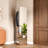 360° Rotating 66"X14" Multifunctional Full Length Mirror With Hook Storage Rack Coat Rack With Mirror Solid Wood Floor Mirror Bedroom Living Room Cloakroom Space Saving-1220589841
