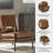 Mikayla Faux Leather Armchair-787376388