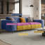 Canapé modulaire en velours brun-2127420677-2127420735