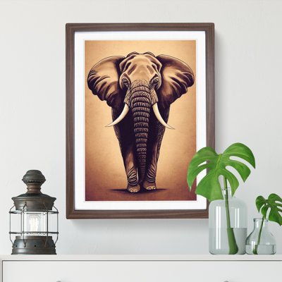 Magnificent Elephant - Framed Print
