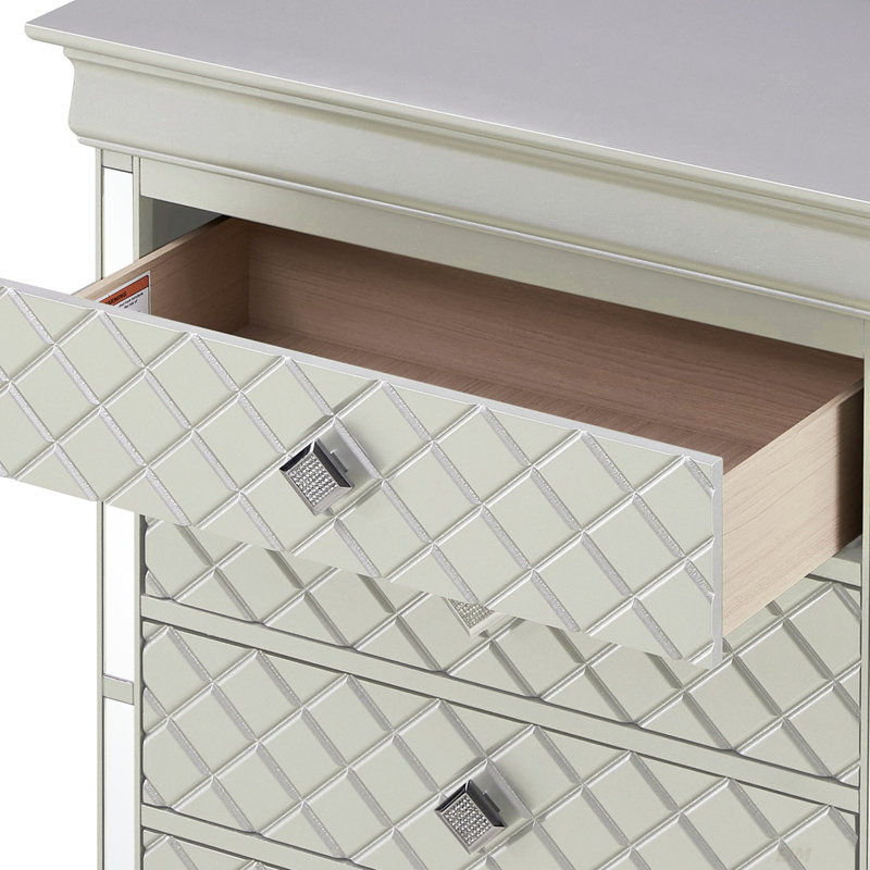 Commode en bois de style traditionnel Verona G6702-CH (commode), Champagne