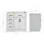 Base de meuble-lavabo simple 36 po Osoria-85027765