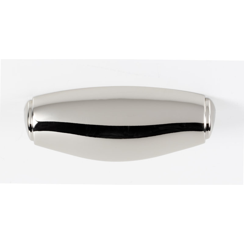 Royale 3" Center to Center Cup/Bin Pull, Polished Nickel, 3''