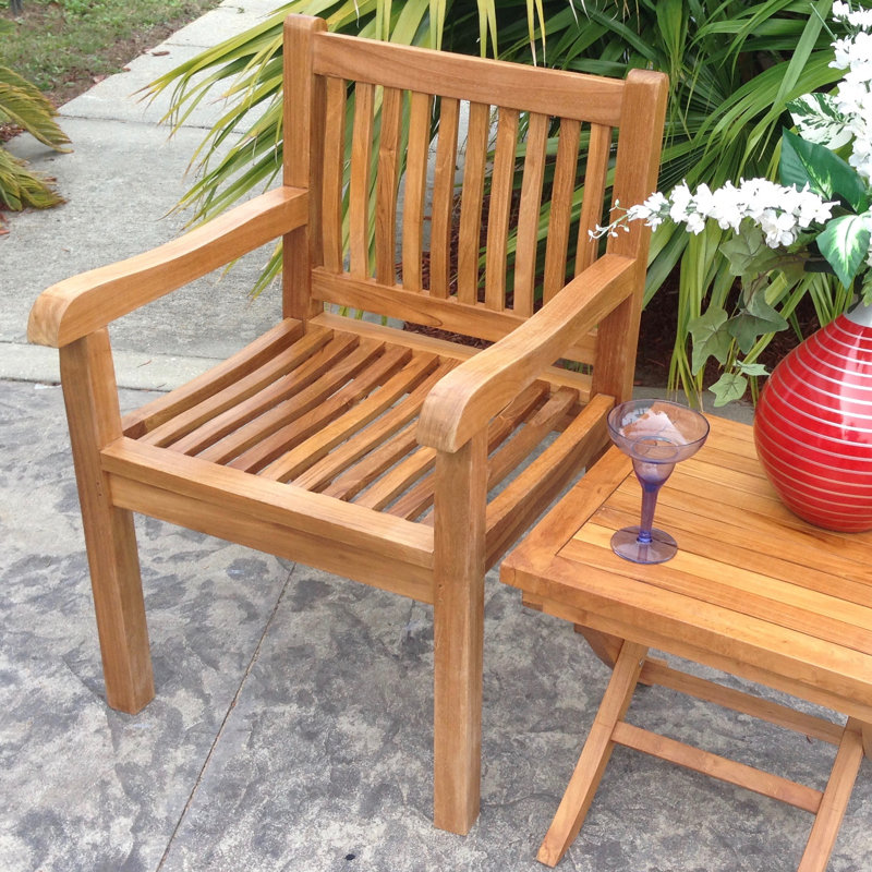Dacia Outdoor 9 - Piece Teak Dining Set with Cushions
