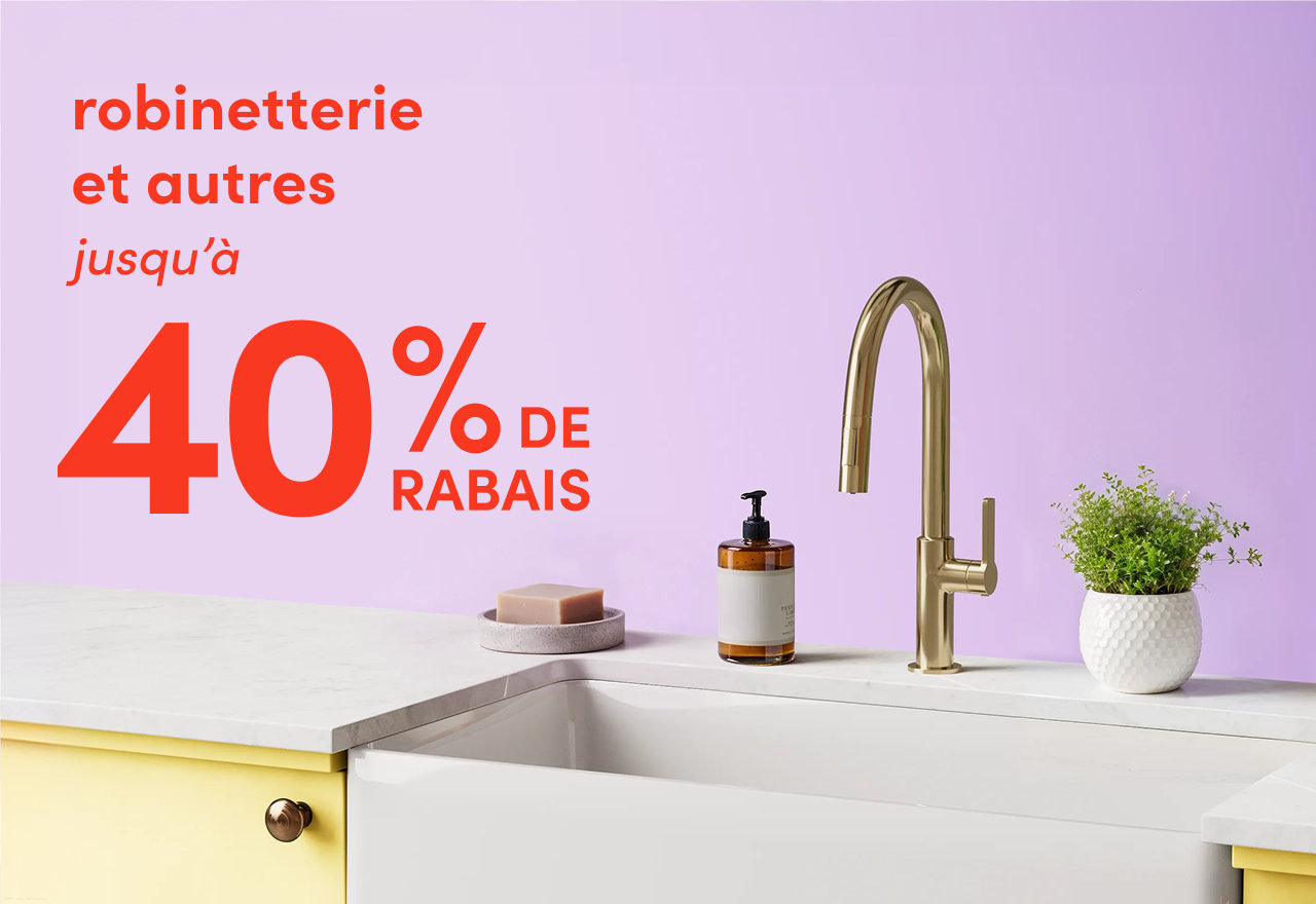 robinetterie et autres en solde