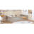 Wood Platform Bed With Guardrail-1504710267