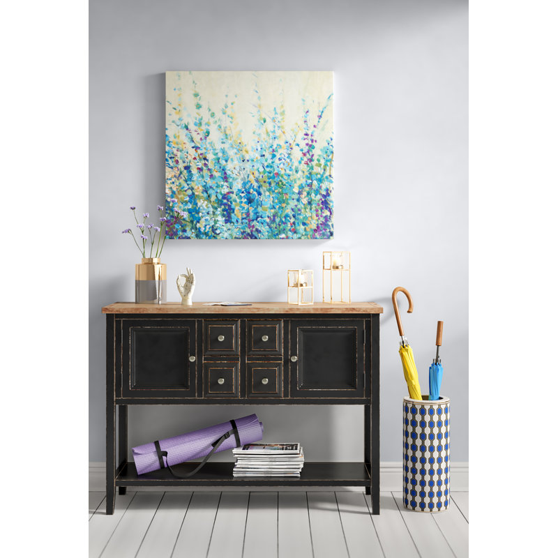 Shades Of Blue I by Timothy O' Toole - Painting, 30cm H x 30cm W, Wrapped Canvas