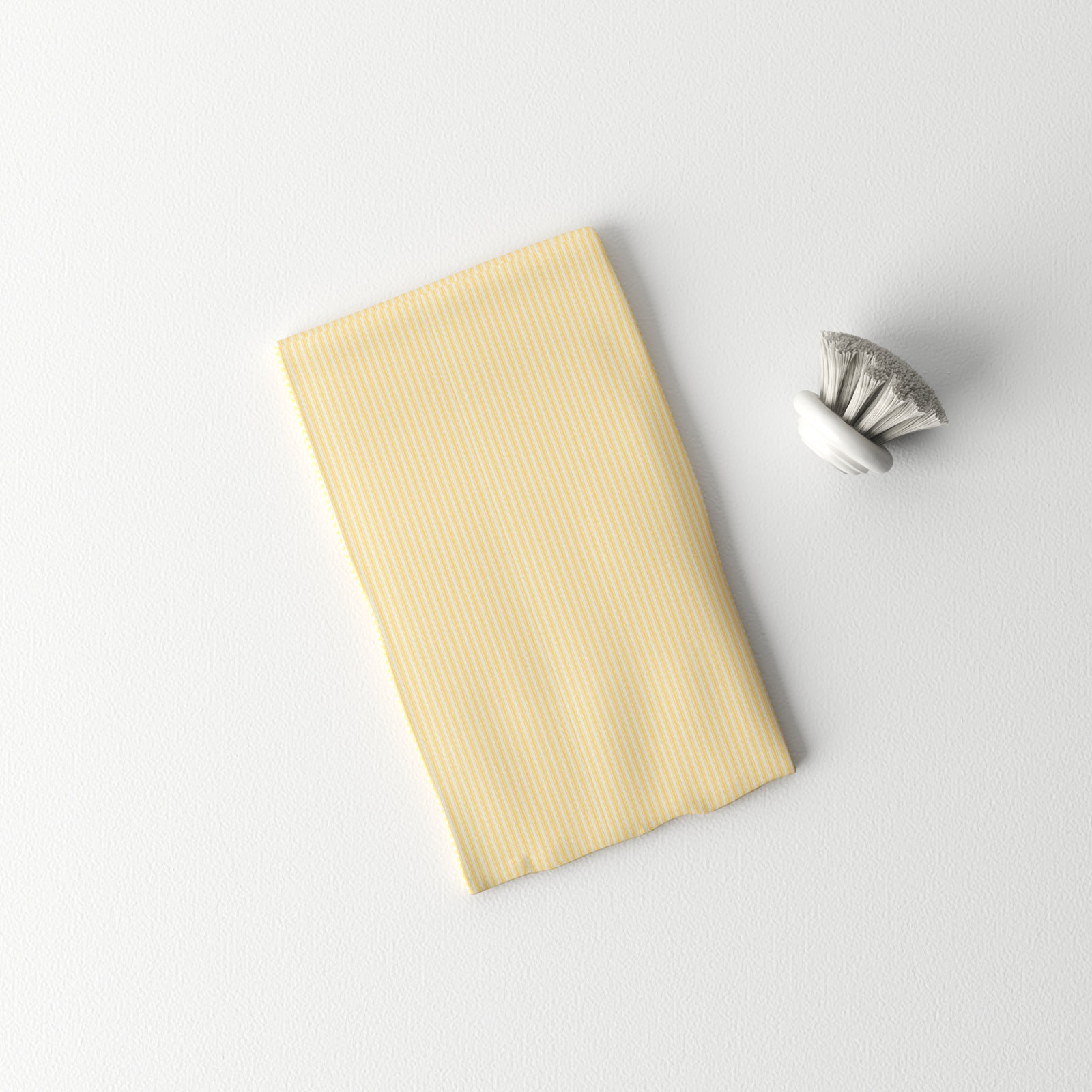 Stripe Tea Towel Kitchen Towel, Yellow