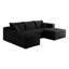 Canapé modulaire 95 "avec 1 repose-pieds Cloud