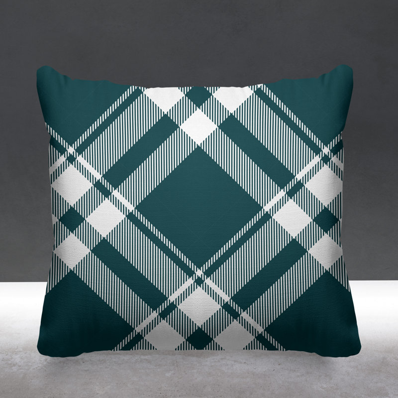 Housse et insert de coussin extérieur d'extérieur, Vert, L 19 po x H 19 po