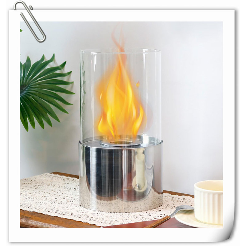 Tabletop Fire Tabletop Fireplace with Flame Guard