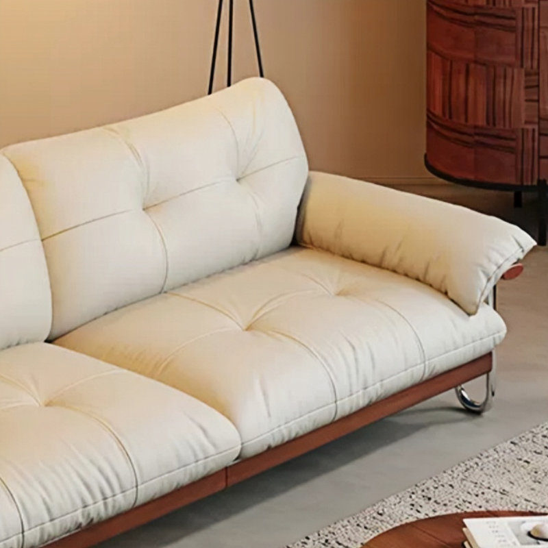 Canapé Mid-Century, Blanc