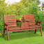 Annawan Solid Wood Fir Outdoor Bench