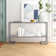Luisdavid 52'' Glass Top Console Table