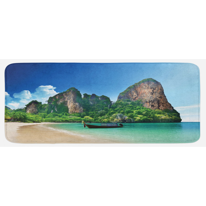 Tapis de cuisine tropical