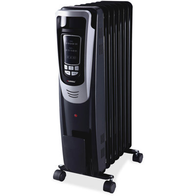 Lorell 1500 Watt 5120 BTU Electric Radiator Space Heater with Adjustable Thermostat