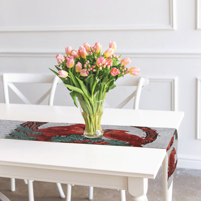 Tapestry Table Runner (Double Cardinal) (36") - Set Of 2