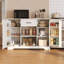 Garde-manger de 45,7 po de largeur avec portes doubles, tablettes réglables et grand tiroir.-342289205-458506403