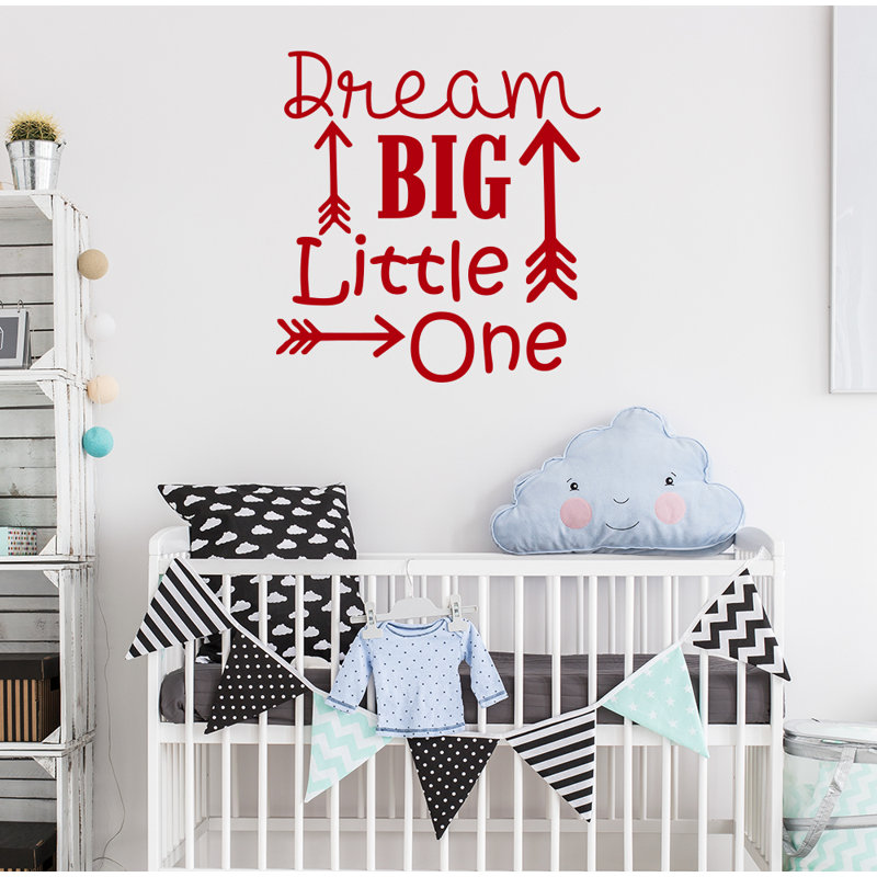 Décalcomanie murale big little rêve Baumeister, Rouge