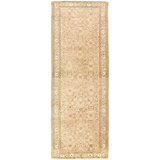 Antique One Of A Kind One-of-a-Kind 3'8" X 10'7" Hand Knotted Area Rug