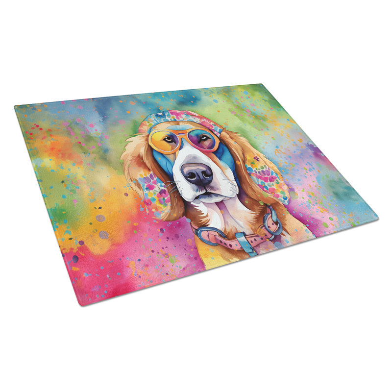 Hippie Dawg Glass Cutting Board Large